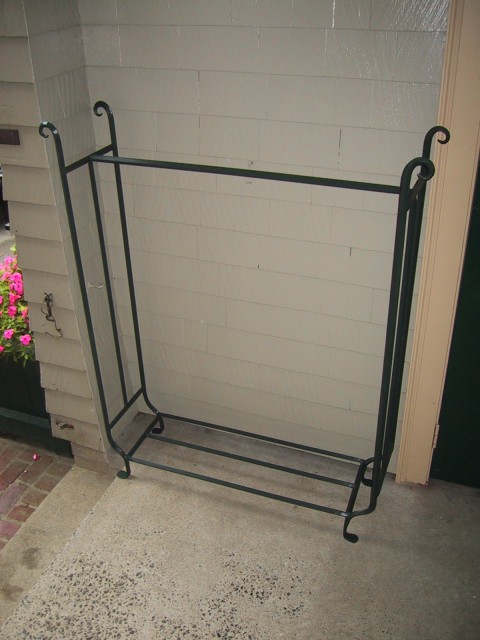 Wood Rack-  Painted for Outside Use