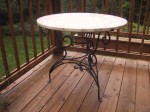 Leafy Marble Table
