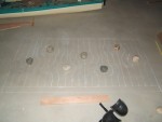 Rock Railing Design Layout - from chalk to steel