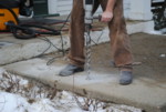 Drilling concrete with a 1.75